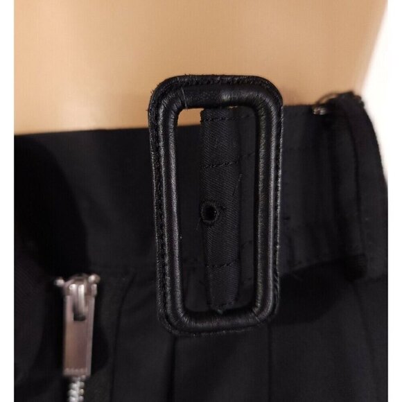 Sacai Cotton Gabardine Pleated Skirt Japan 1 US 6 Black Defect New - Picture 11 of 16